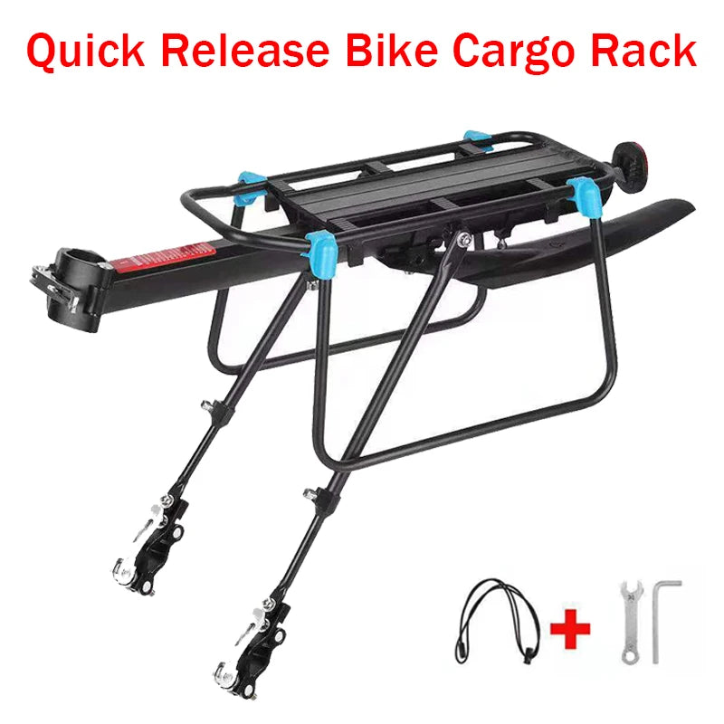 Porte-Bagage Vélo Arrière Ajustable à Fixation Rapide avec Garde-Boue — sacoche vélo | La Sacoche Vélo