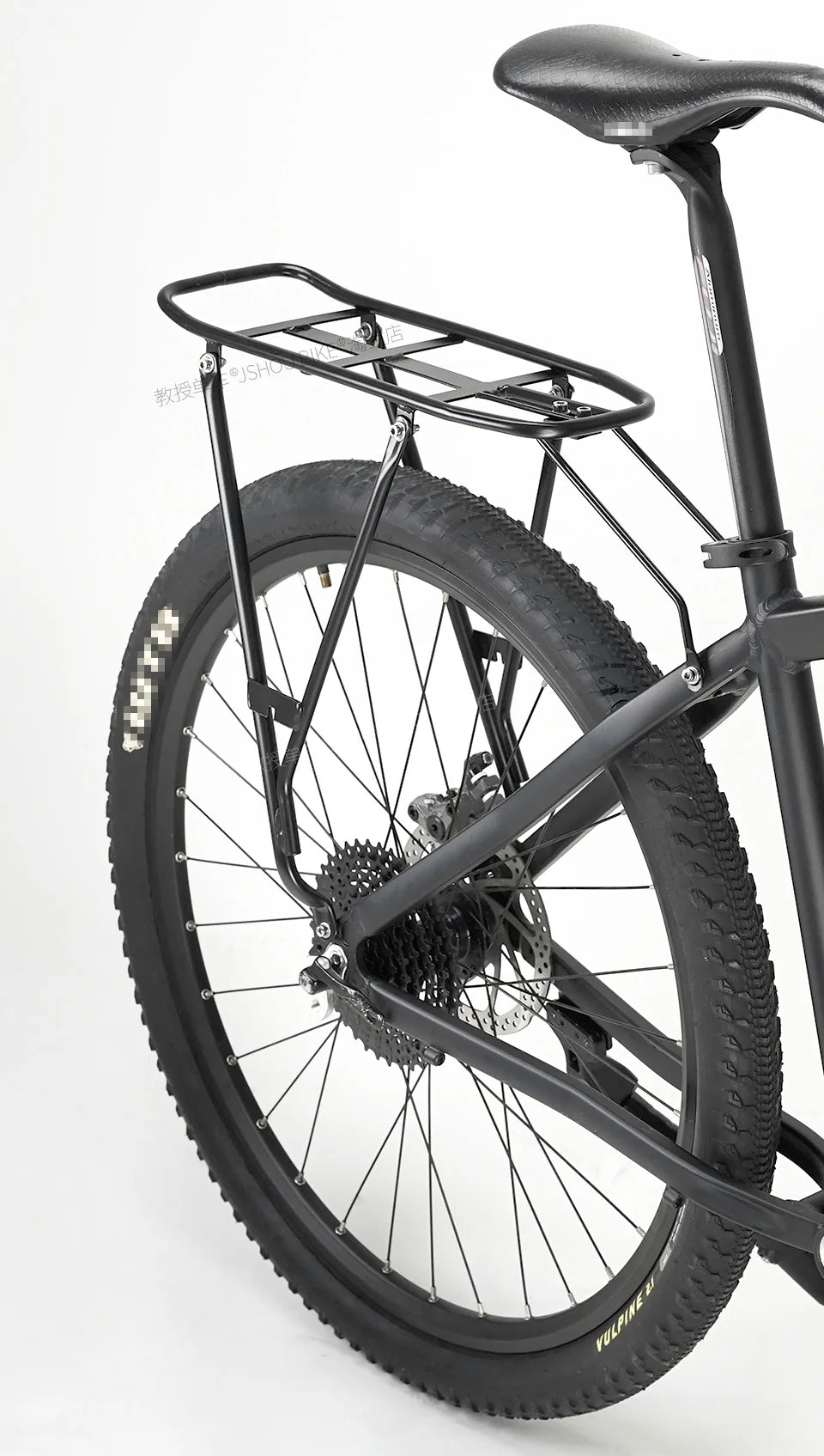 Porte-Bagage Arrière Vélo Acier JSHOUBIKE - Universel 26-29 pouces