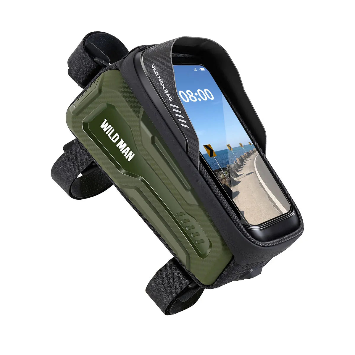 Sacoche Cadre VTT WILD MAN M20 Rigide avec Écran Tactile Étanche