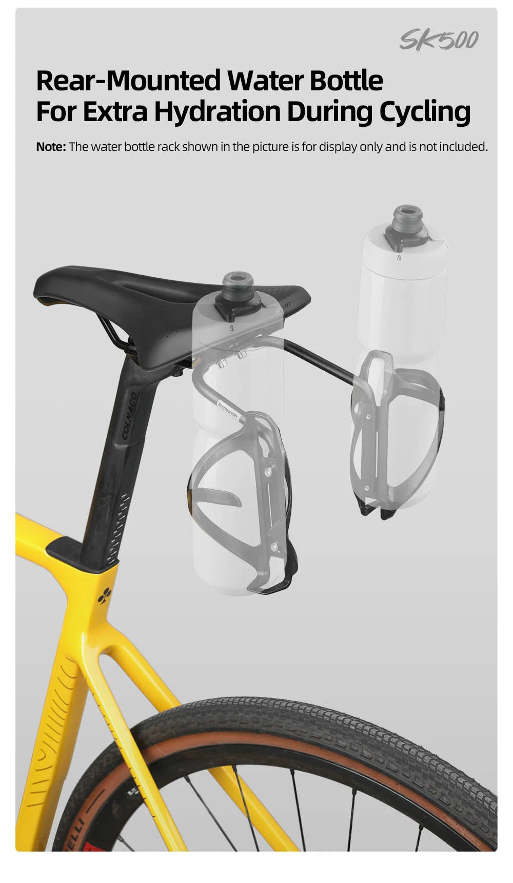 Sacoche de Selle Vélo Rhinowalk 13L avec Stabilisateur - Étanche — vue 11 — sacoche vélo | La Sacoche Vélo