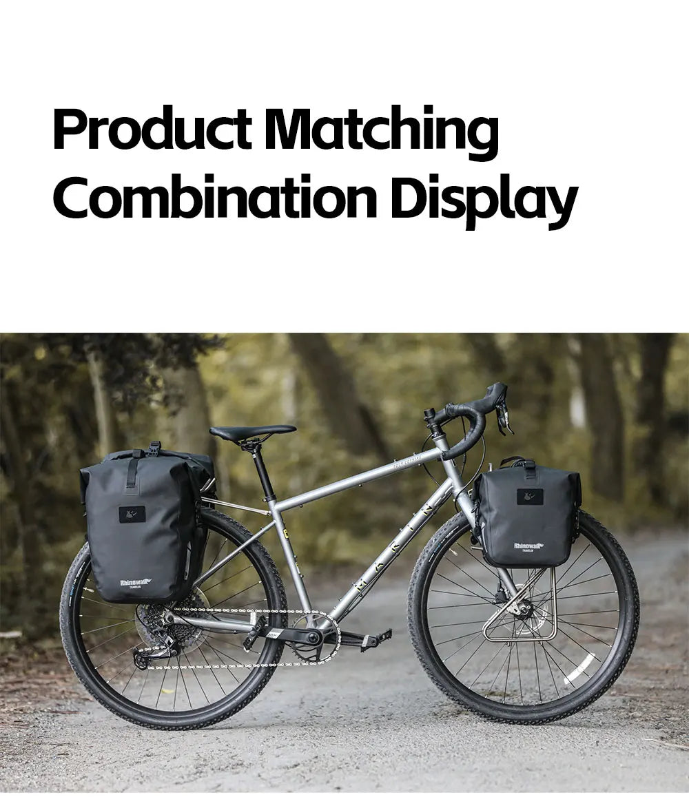 Sacoche Vélo Rhinowalk Étanche – Porte-Bagages Double Latérale