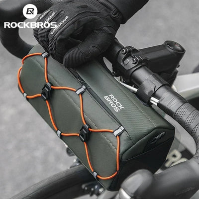 Sacoche Guidon Vélo ROCKBROS 2,2L avec Bandoulière