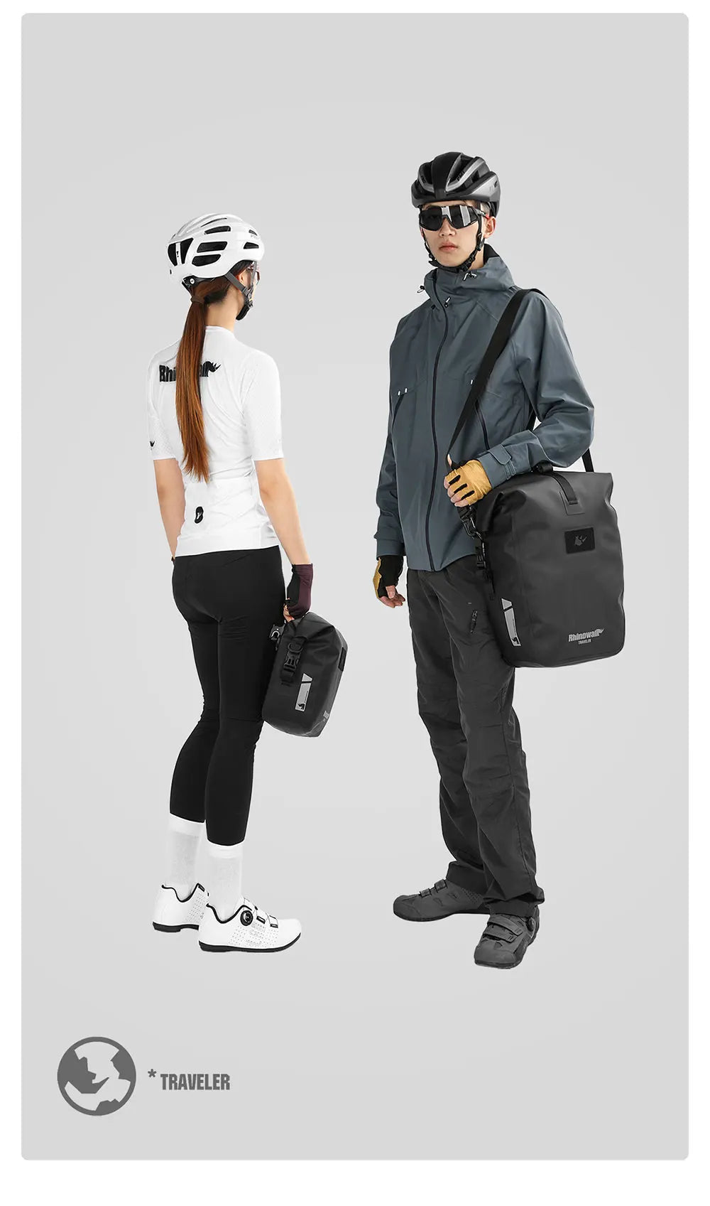 Sacoche Vélo Rhinowalk Étanche – Porte-Bagages Double Latérale