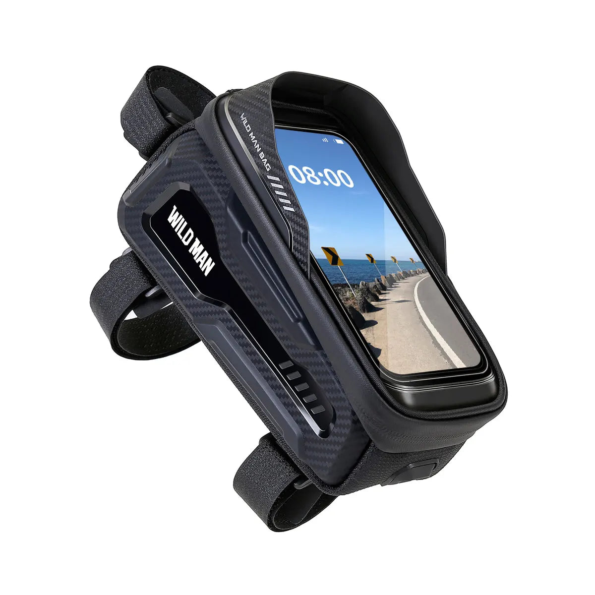 Sacoche Cadre VTT WILD MAN M20 Rigide avec Écran Tactile Étanche