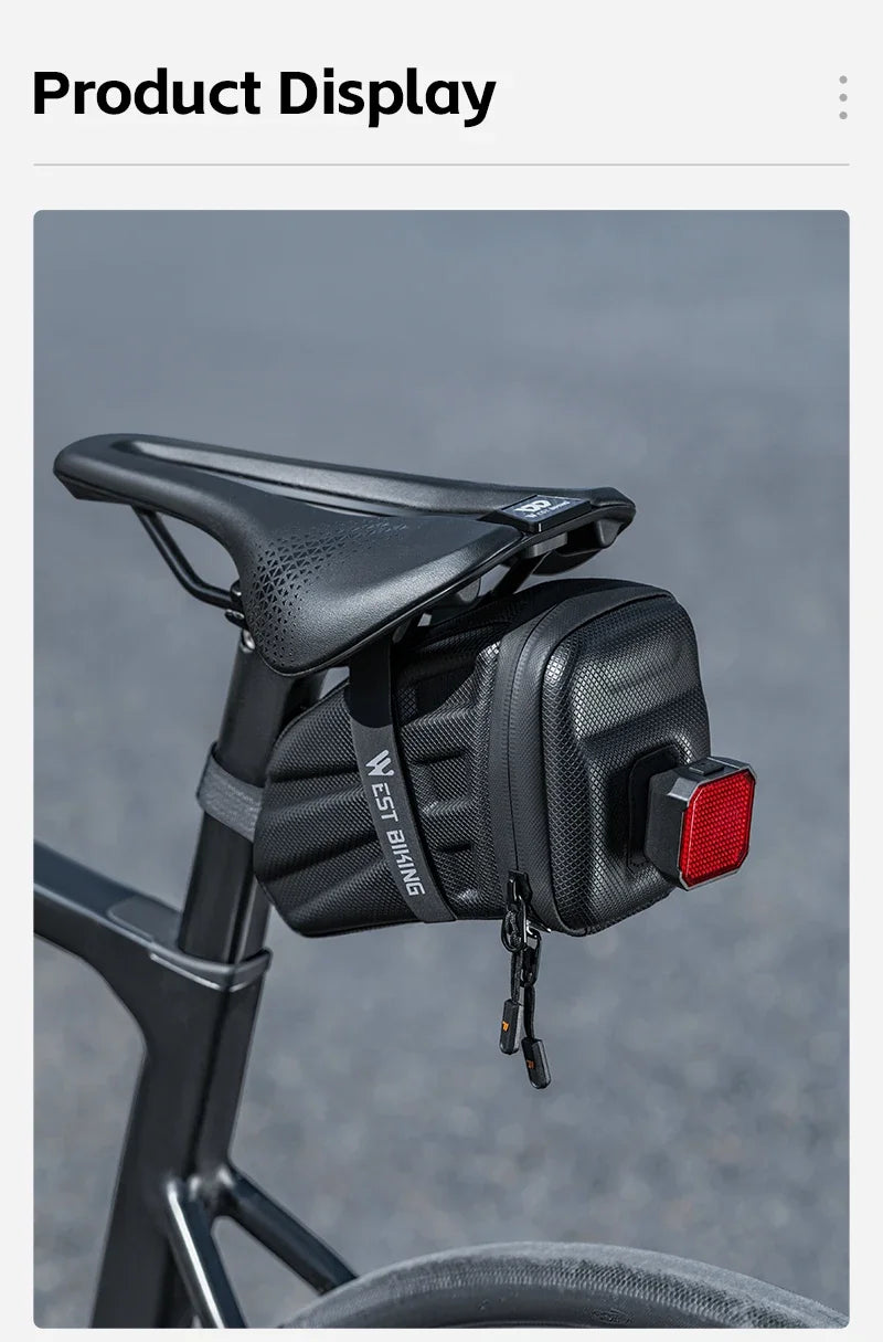 Sacoche de Selle Vélo Coque Rigide EVA 1.8L - VTT et Route — vue 19 — sacoche vélo | La Sacoche Vélo