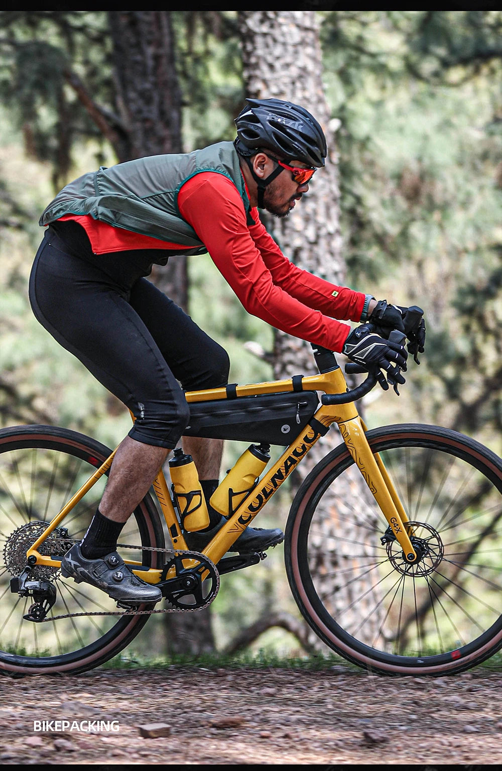 Sacoche Cadre Vélo Rhinowalk Imperméable - Triangle Tube Inférieur — vue 8 — sacoche vélo | La Sacoche Vélo