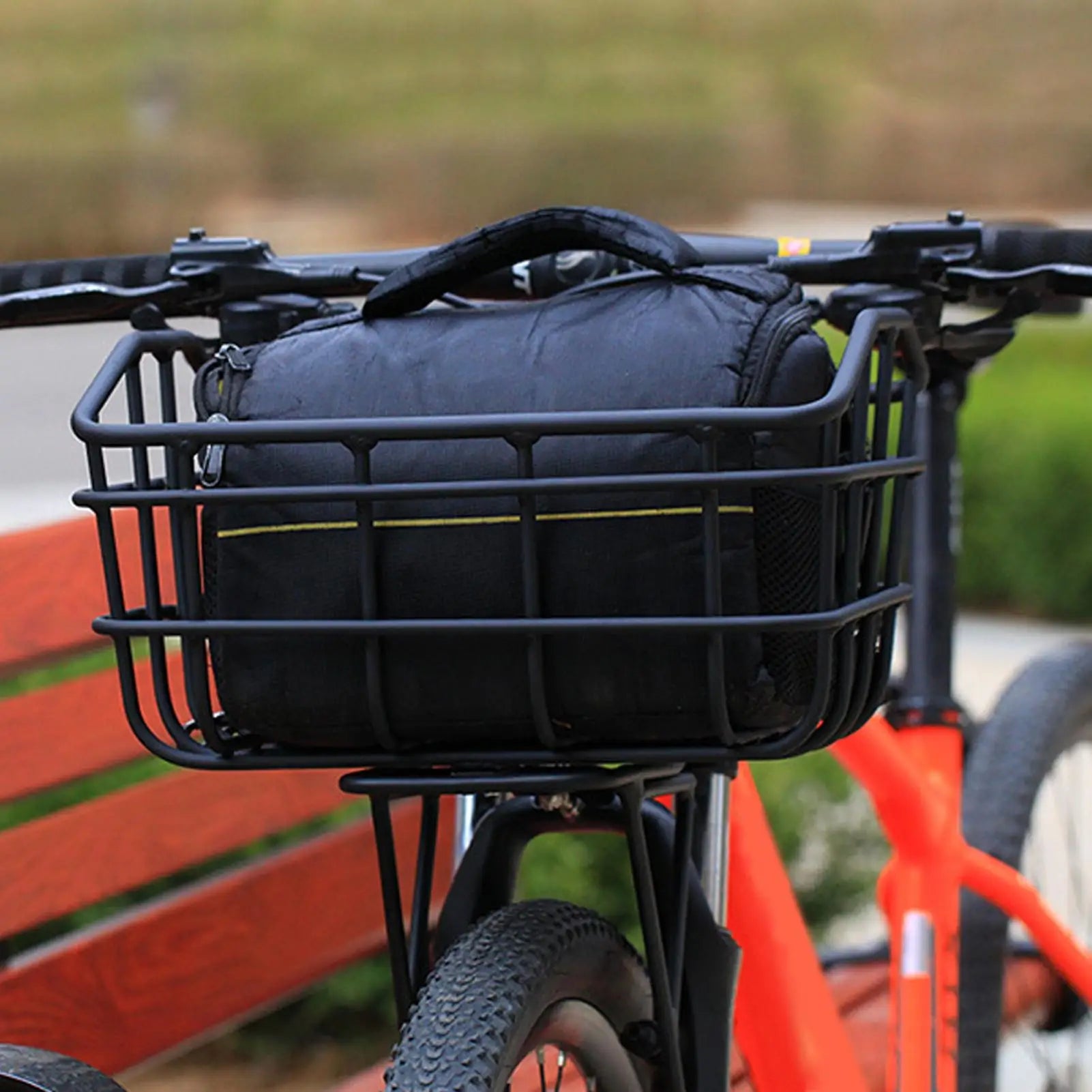 Panier Vélo Avant en Métal - Panier Guidon Fil de Fer Robuste — sacoche vélo | La Sacoche Vélo