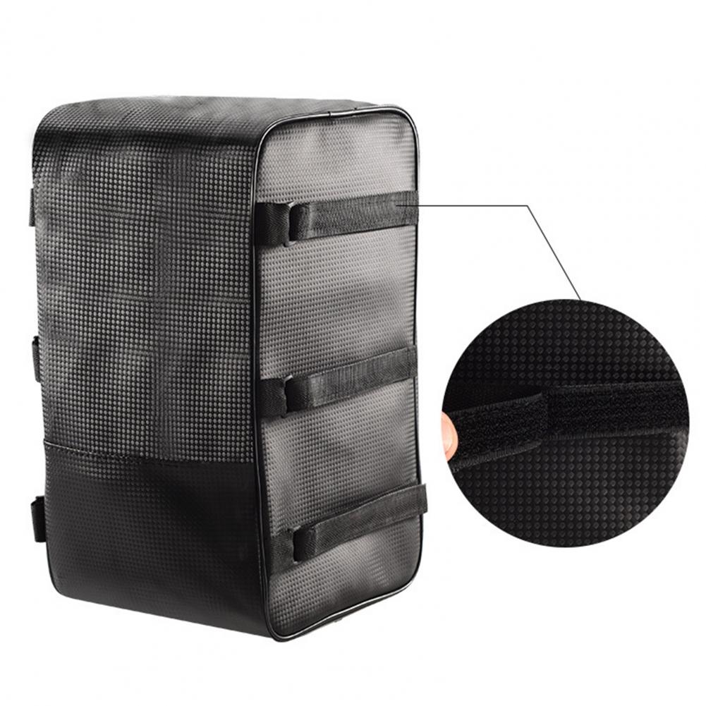Sacoche Porte-Bagage Arrière Vélo Étanche 12L/15L - Simili Cuir — vue 9 — sacoche vélo | La Sacoche Vélo