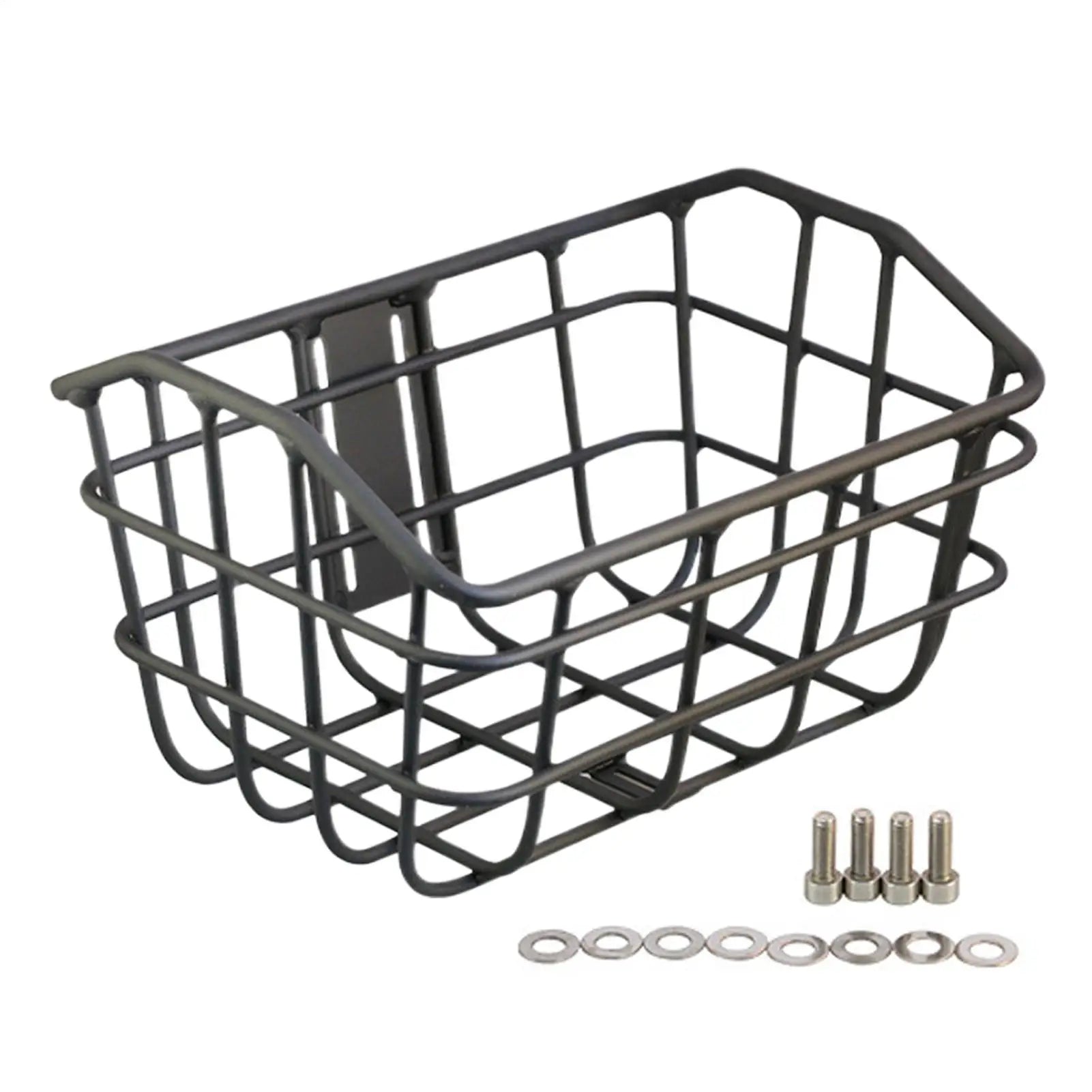 Panier Vélo Avant en Fil Métallique - Aluminium avec Fixation Guidon — vue 6 — sacoche vélo | La Sacoche Vélo