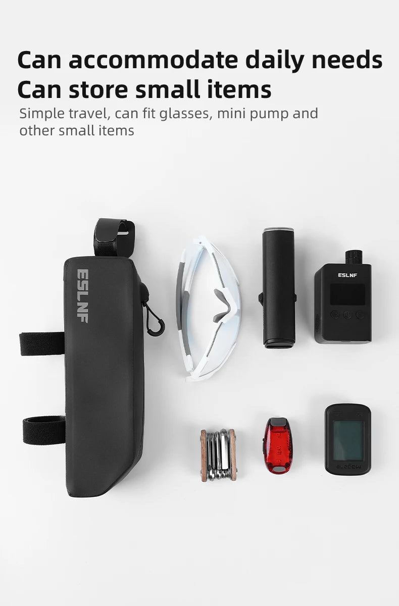 Sacoche Guidon Vélo ESLNF - Coque Rigide Étanche Grande Capacité — vue 13 — sacoche vélo | La Sacoche Vélo
