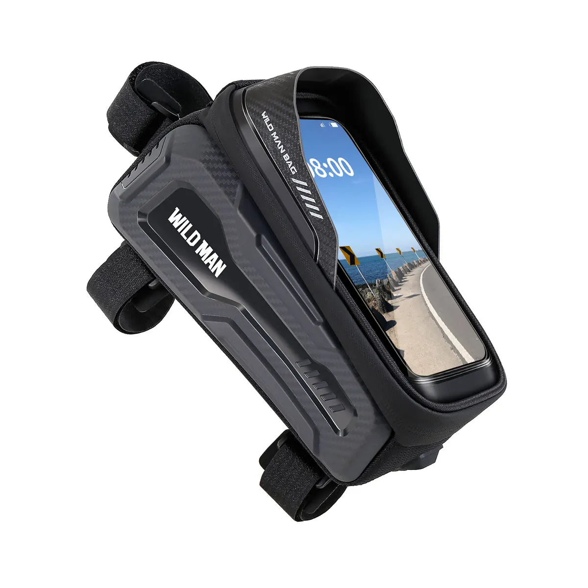 Sacoche Cadre VTT WILD MAN M20 Rigide avec Écran Tactile Étanche
