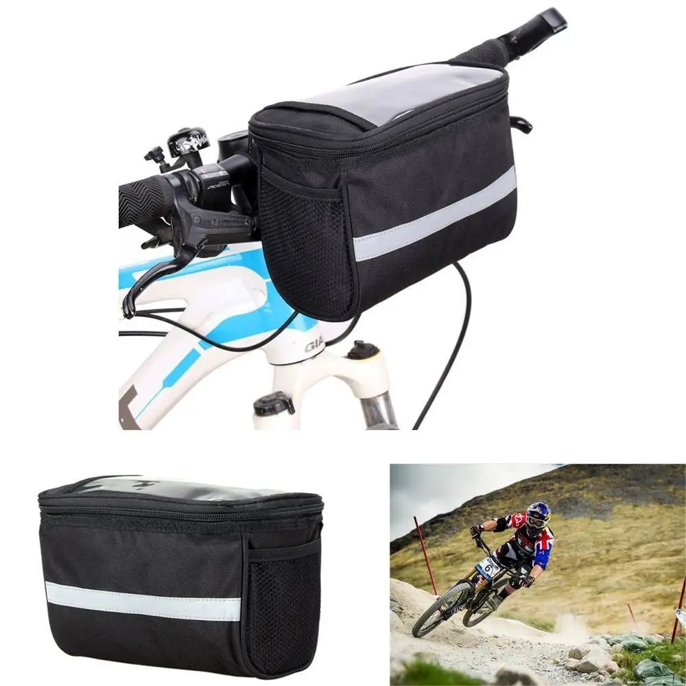 Sacoche Guidon Vélo Étanche avec Bande Réfléchissante - 1.5L — vue 2 — sacoche vélo | La Sacoche Vélo