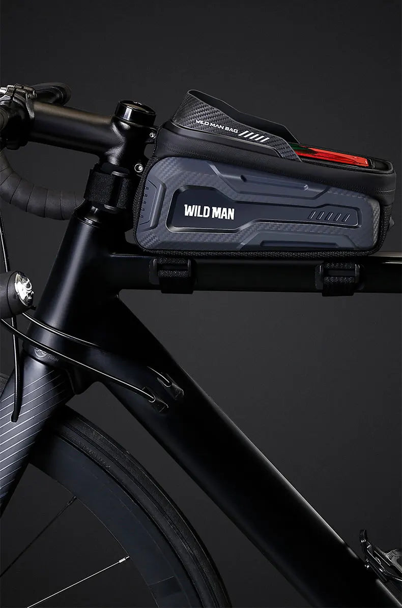 Sacoche Cadre VTT WILD MAN M20 Rigide avec Écran Tactile Étanche — vue 17 — sacoche vélo | La Sacoche Vélo