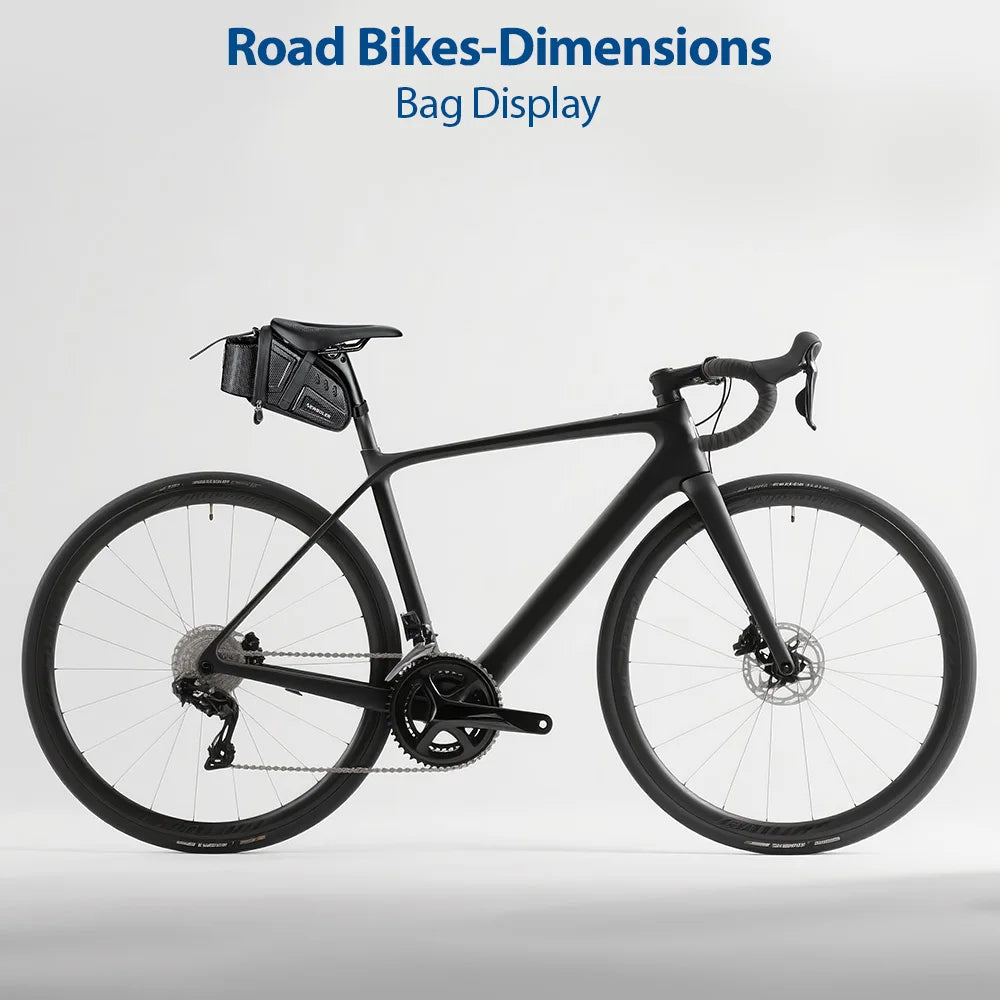 Sacoche de Selle Vélo Étanche 2,5L avec Porte-Bidon et Bandes Réfléchi — vue 18 — sacoche vélo | La Sacoche Vélo