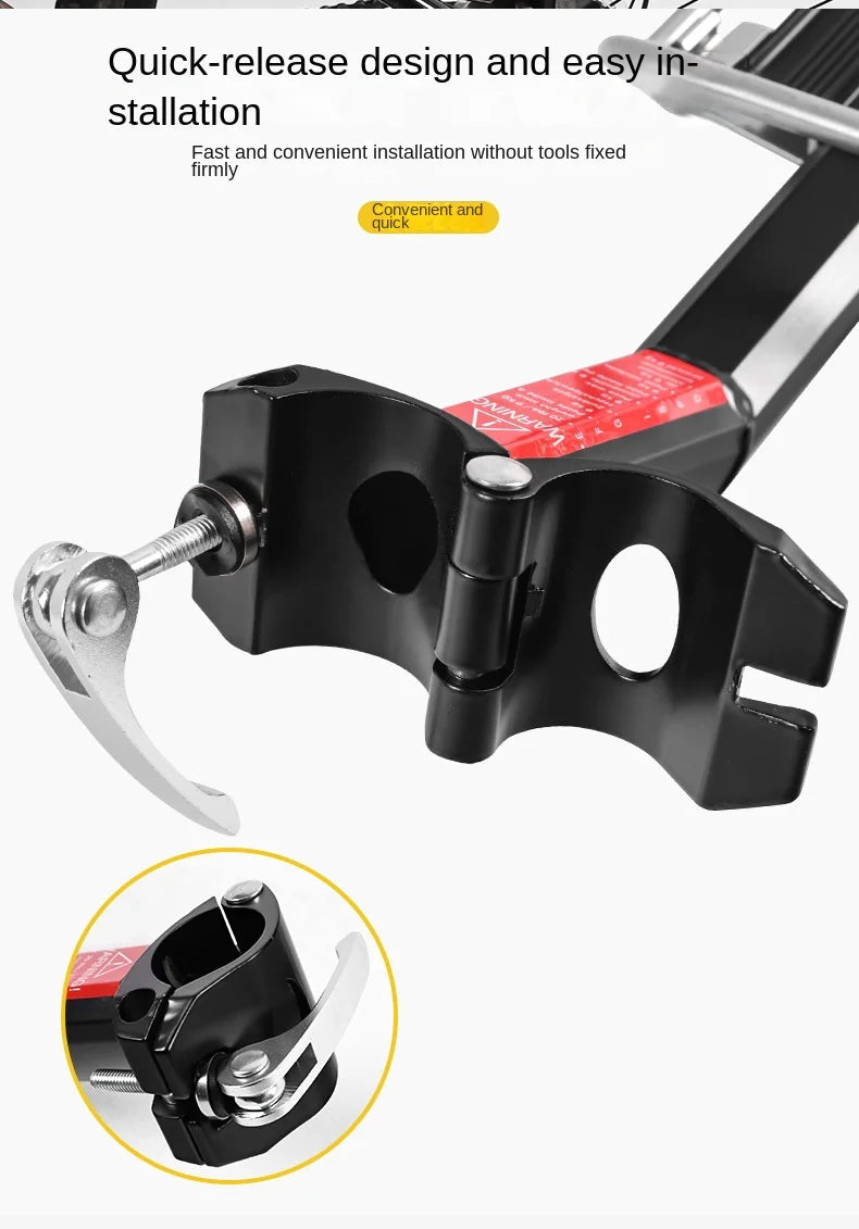 Porte-Bagage Arrière Vélo Aluminium - Fixation Rapide et Ajustable — vue 12 — sacoche vélo | La Sacoche Vélo