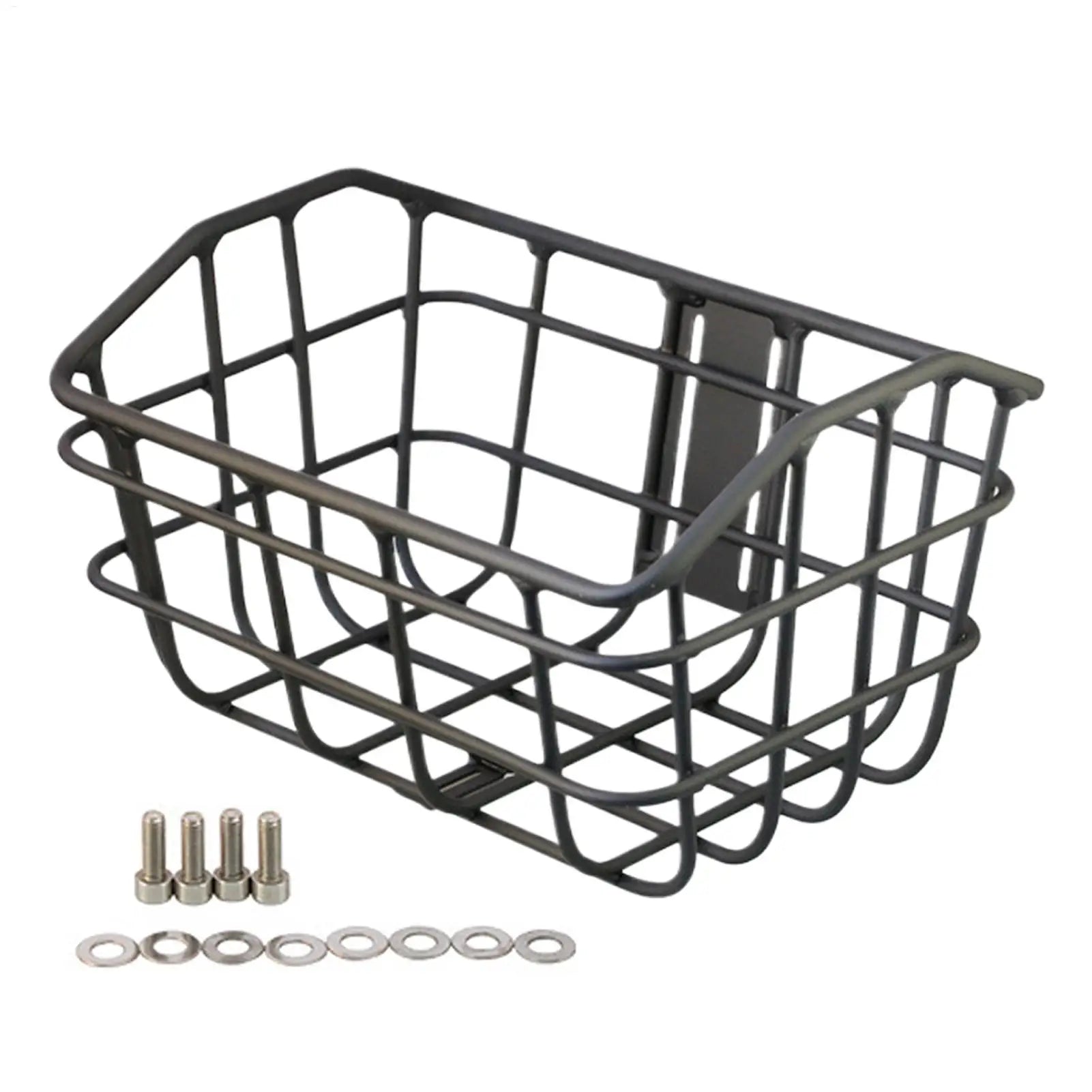 Panier Vélo Avant en Fil Métallique - Aluminium avec Fixation Guidon — vue 5 — sacoche vélo | La Sacoche Vélo