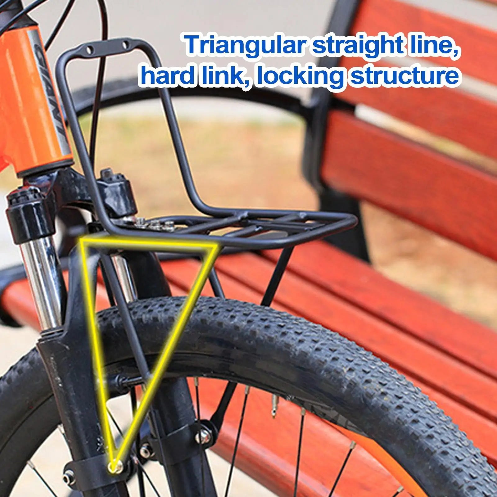 Panier Vélo Avant en Fil Métallique - Aluminium avec Fixation Guidon — vue 3 — sacoche vélo | La Sacoche Vélo