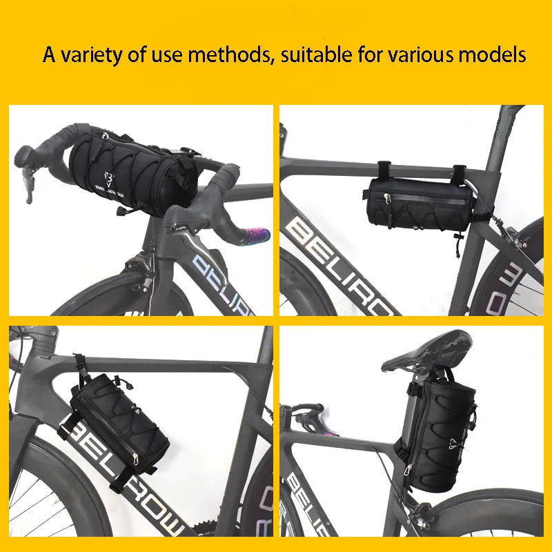 Sacoche Guidon Vélo Étanche 2L/5L avec Bandoulière Amovible — vue 2 — sacoche vélo | La Sacoche Vélo