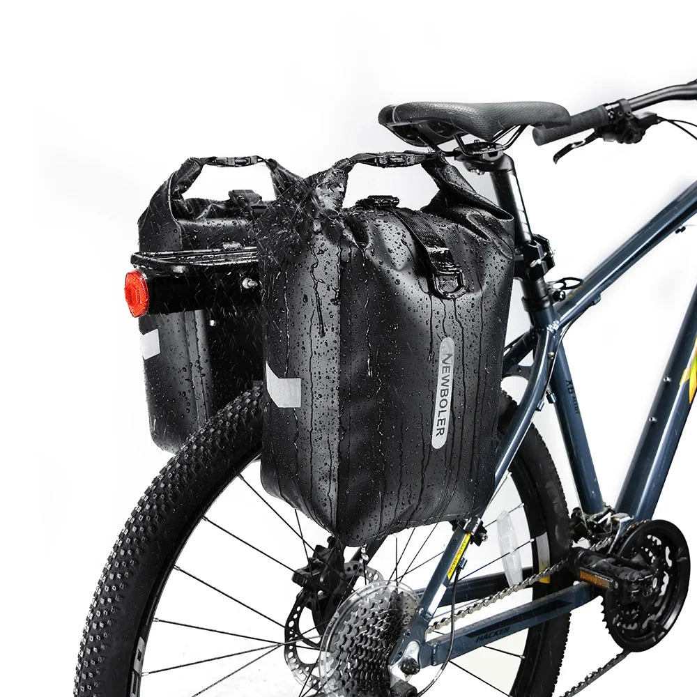 Sacoche Vélo Étanche 20L NEWBOLER - Porte-Bagages Arrière Double — vue 18 — sacoche vélo | La Sacoche Vélo