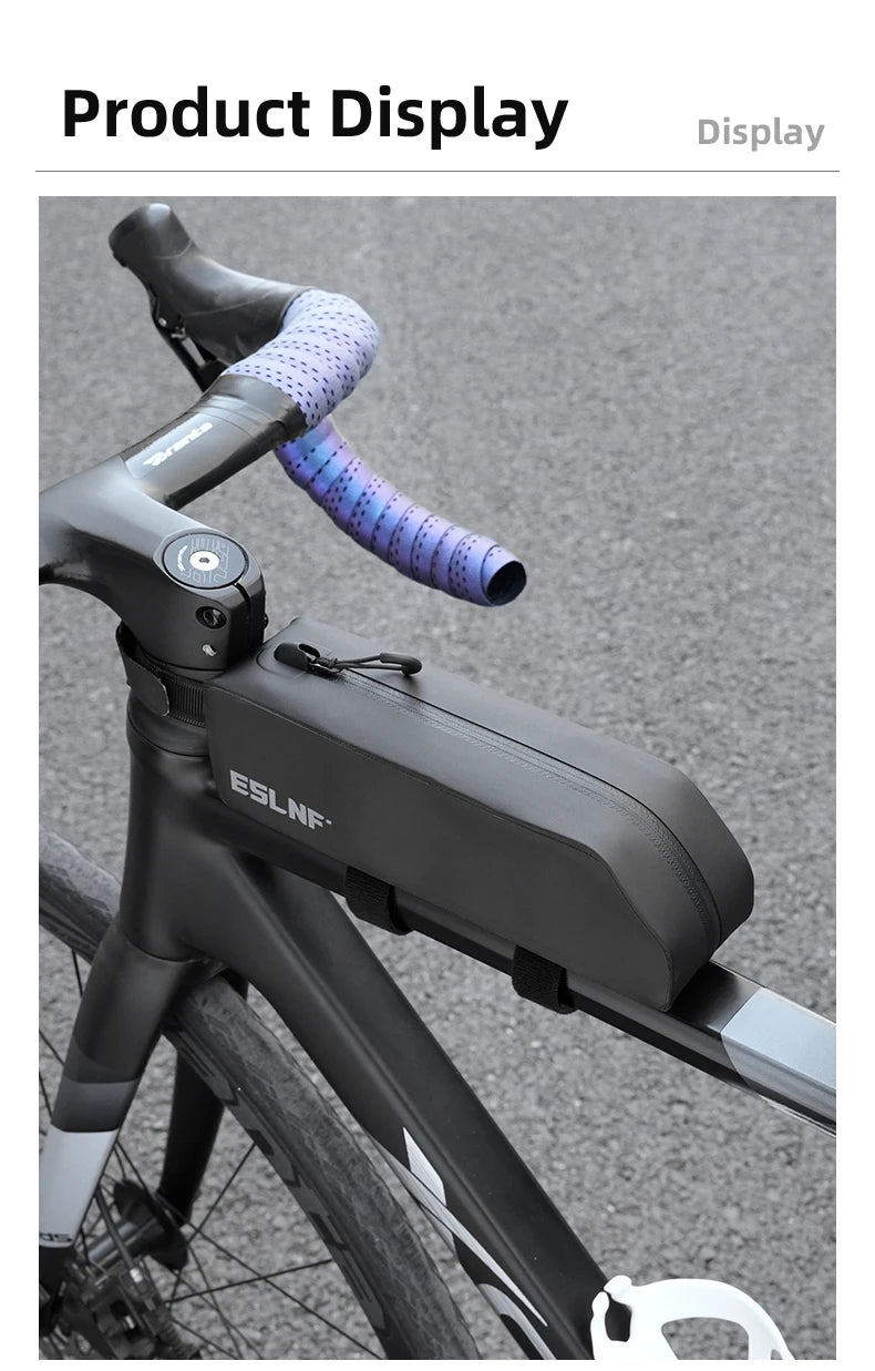 Sacoche Guidon Vélo ESLNF - Coque Rigide Étanche Grande Capacité — vue 17 — sacoche vélo | La Sacoche Vélo
