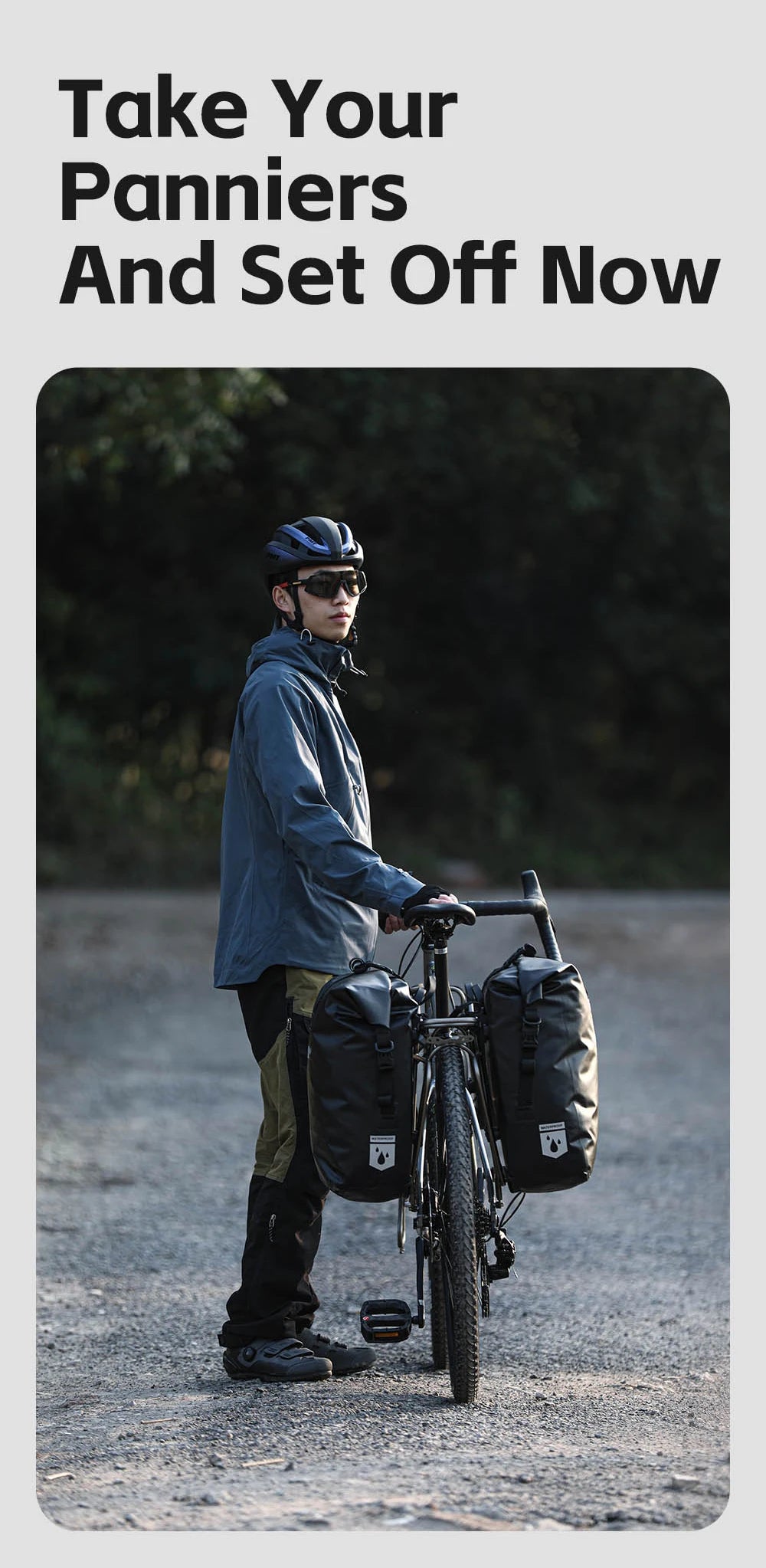 Sacoche Vélo Porte-Bagage Rhinowalk 27L - Étanche à Fixation Rapide — vue 18 — sacoche vélo | La Sacoche Vélo