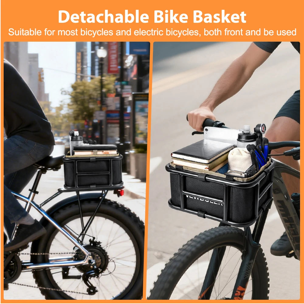 Panier Vélo Arrière en Fer NEWBOLER avec Sacoche Étanche - Grande Capa — vue 7 — sacoche vélo | La Sacoche Vélo