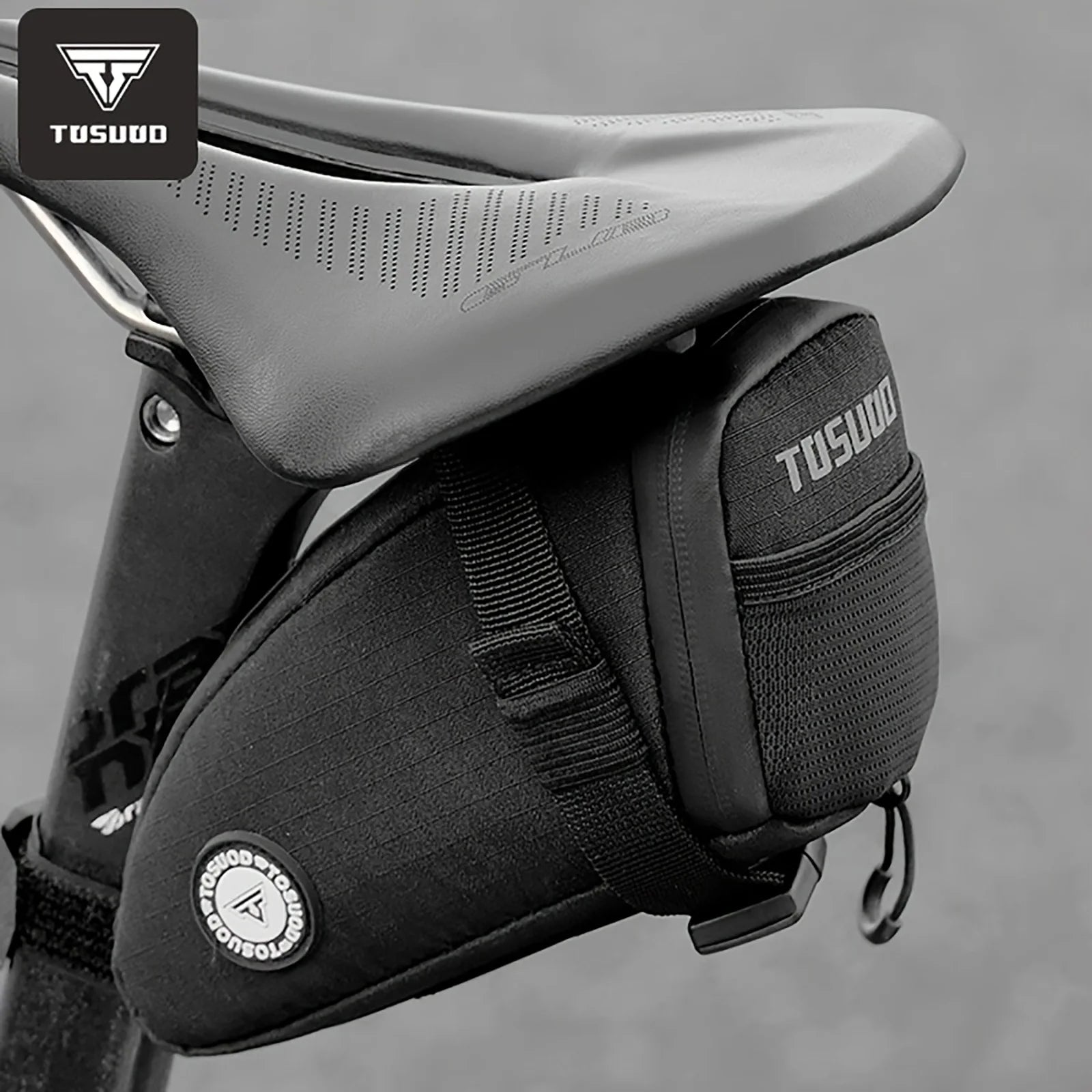 Sacoche de Selle Vélo TOSUOD Étanche et Réfléchissante - 64g — vue 9 — sacoche vélo | La Sacoche Vélo
