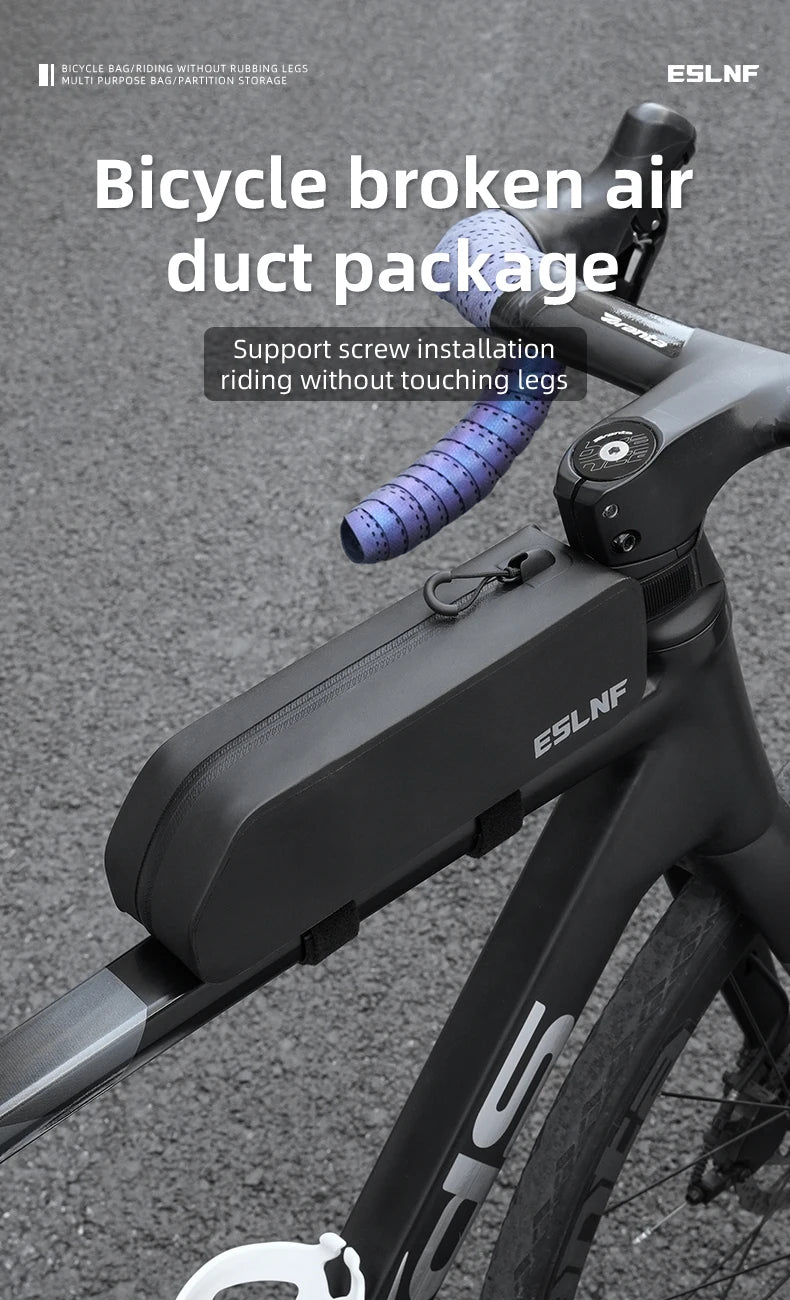 Sacoche Guidon Vélo ESLNF - Coque Rigide Étanche Grande Capacité — vue 7 — sacoche vélo | La Sacoche Vélo