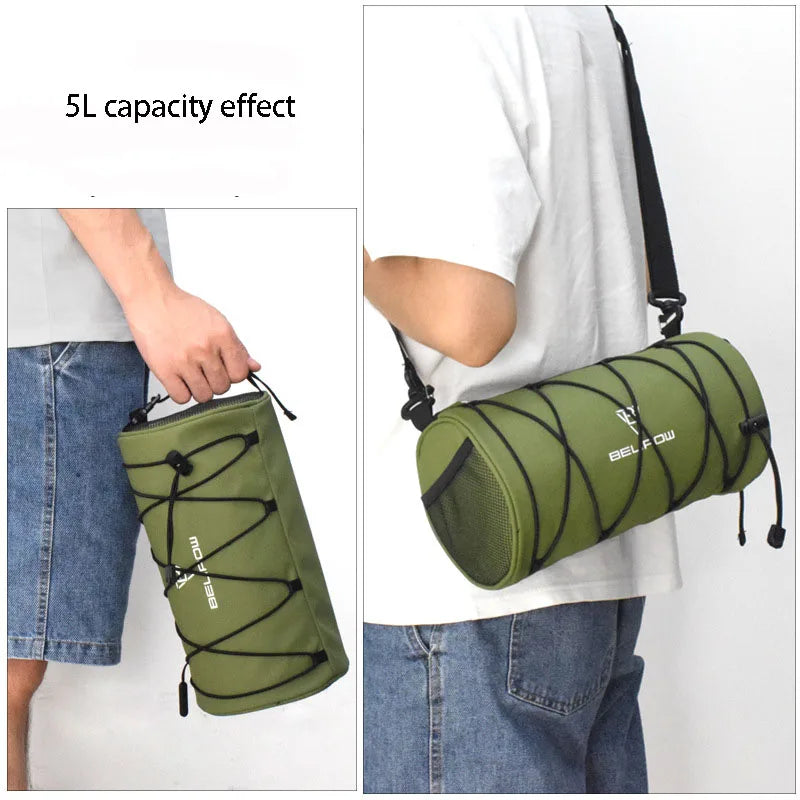 Sacoche Guidon Vélo Étanche 2L/5L avec Bandoulière Amovible — vue 6 — sacoche vélo | La Sacoche Vélo