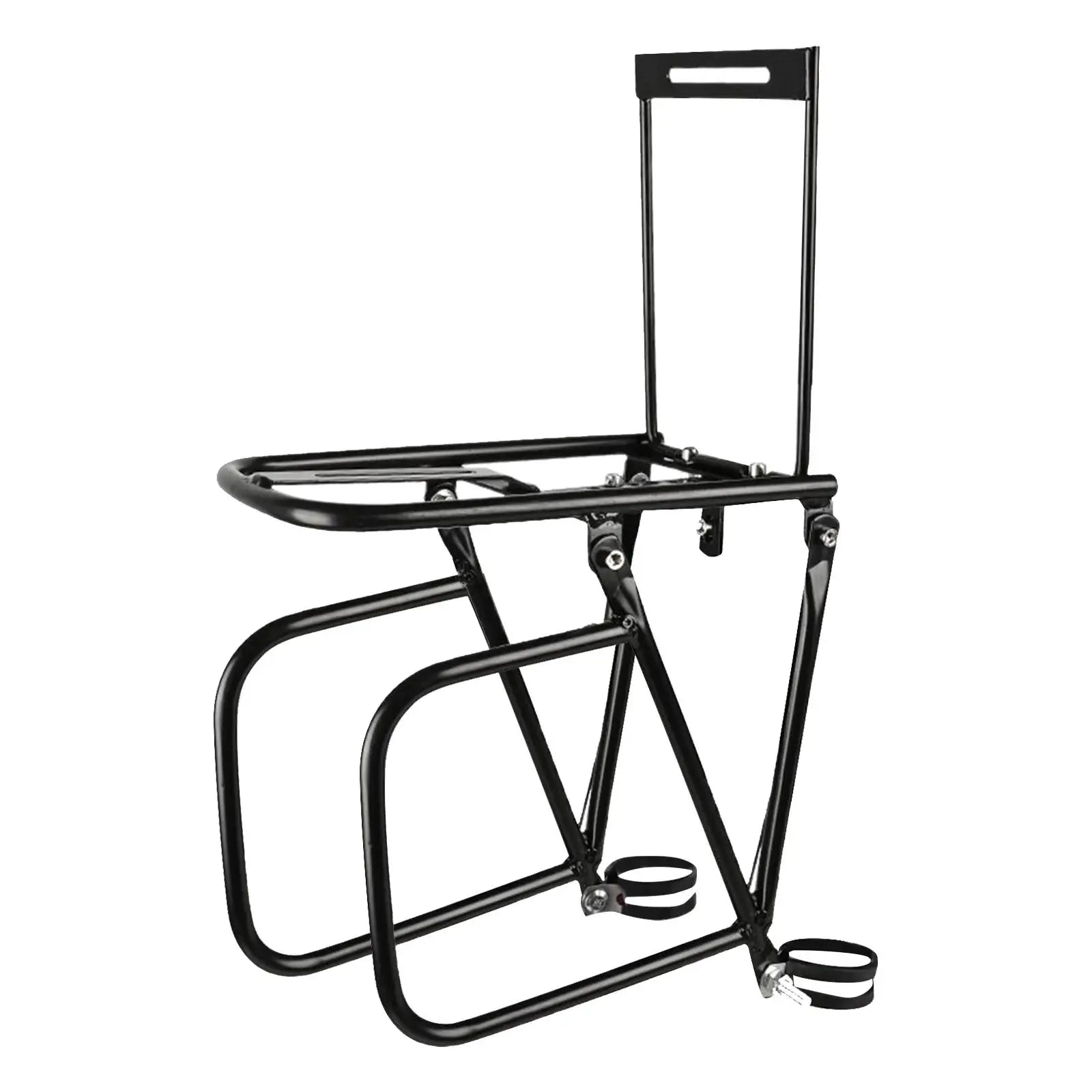 Porte-Bagage Avant Vélo en Aluminium – Fixation Fourche Universelle — vue 4 — sacoche vélo | La Sacoche Vélo