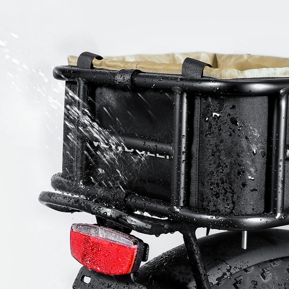 Panier Vélo Arrière en Fer NEWBOLER avec Sacoche Étanche - Grande Capa — vue 9 — sacoche vélo | La Sacoche Vélo