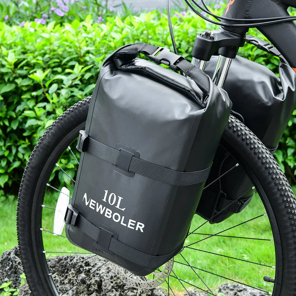 Sacoche Fourche Vélo Étanche 10L - Fixation Universelle NEWBOLER — vue 20 — sacoche vélo | La Sacoche Vélo