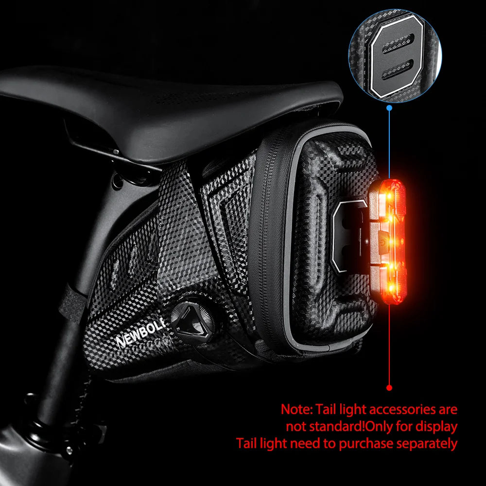 Sacoche de Selle Vélo NEWBOLER Étanche avec Bandes Réfléchissantes — vue 5 — sacoche vélo | La Sacoche Vélo