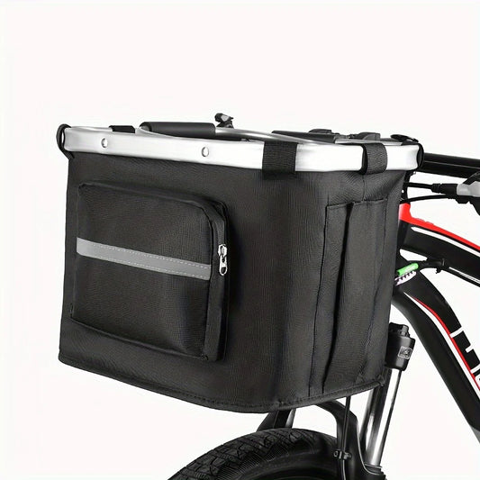 Panier Vélo Pliable pour Petits Chiens et Chats - Fixation Amovible — sacoche vélo | La Sacoche Vélo