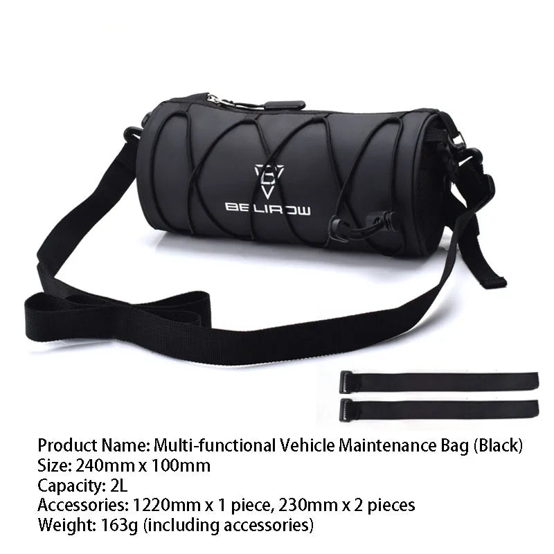 Sacoche Guidon Vélo Étanche 2L/5L avec Bandoulière Amovible — vue 10 — sacoche vélo | La Sacoche Vélo