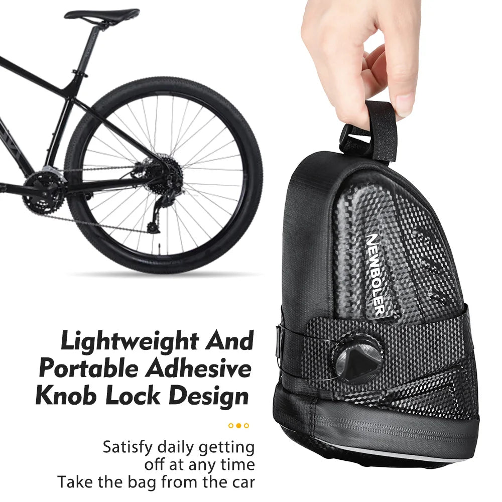 Sacoche de Selle Vélo NEWBOLER Étanche avec Bandes Réfléchissantes — vue 10 — sacoche vélo | La Sacoche Vélo