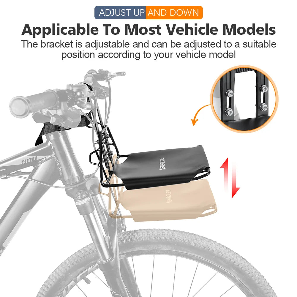 Porte-Bagage Avant Vélo NEWBOLER - Support Sacoche 5kg VTT et Ville — vue 4 — sacoche vélo | La Sacoche Vélo