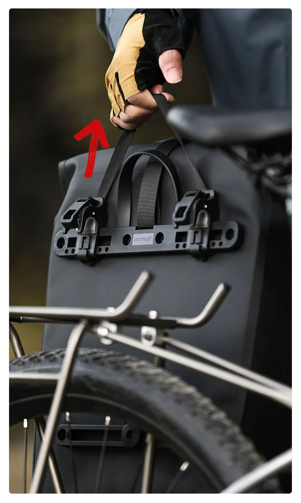 Sacoche Vélo Rhinowalk Étanche – Porte-Bagages Double Latérale — vue 15 — sacoche vélo | La Sacoche Vélo
